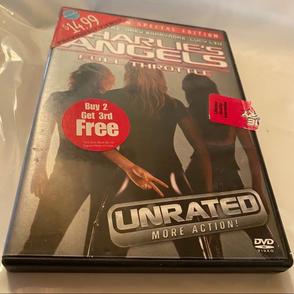 Other - FREE Charlie’s Angels Full Throttle dvd movie.